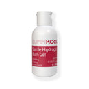 White bottle of burn gel.