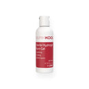 Burn treatment gel in a white bottle.