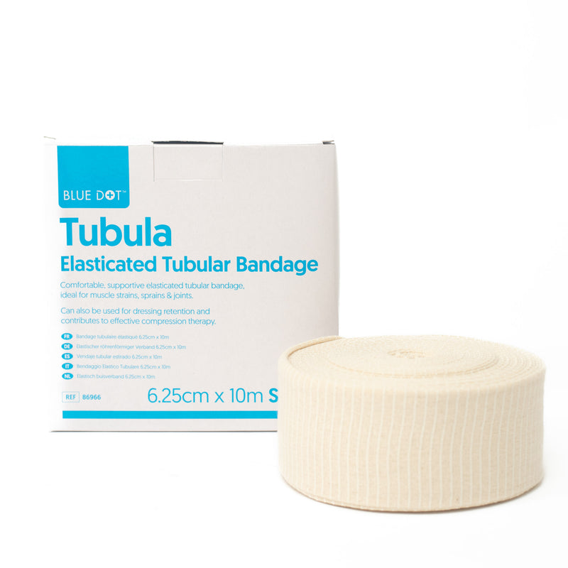 Blue Dot Size B Tubular Bandage 10mtr