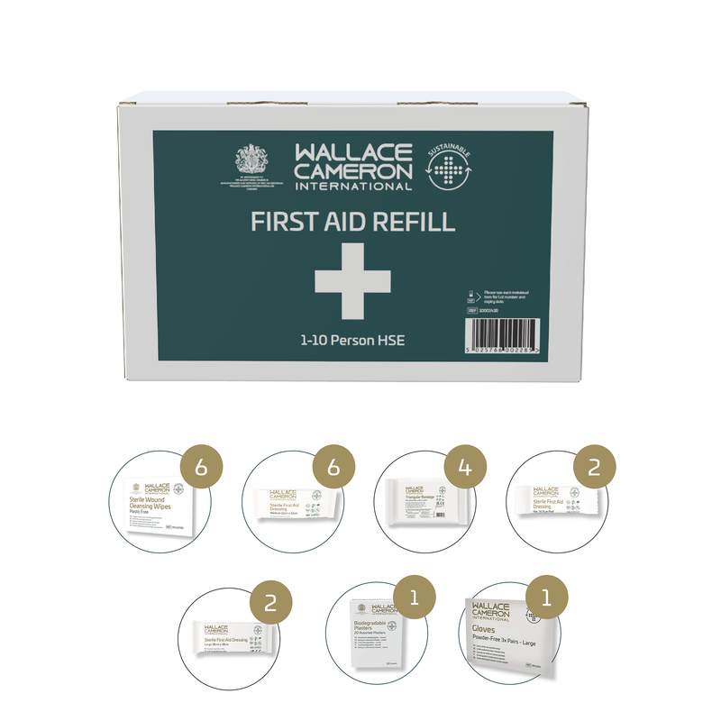 Wallace Cameron Sustainable HSE First Aid Kit Refill