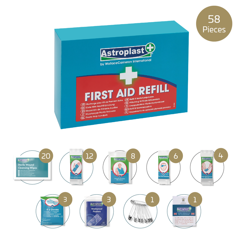Astroplast HSE Standard 1-50 Person First-Aid Kit Refill (Case 3)