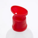 Red plastic bottle cap.