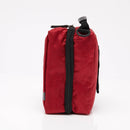 Red zippered bag.