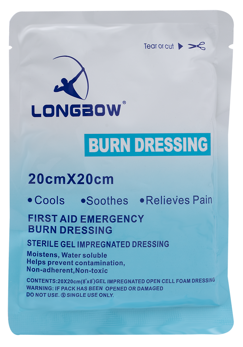 Longbow Branded Burn Dressing 20cm x 20cm