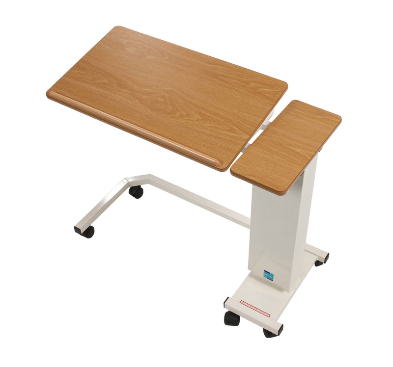 Easi Riser Adjustable Overbed Table - Wheelchair Base & Tilting Twin Top
