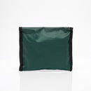 Green and black rectangular pouch.