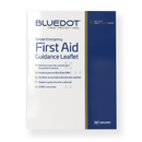 First aid guidance leaflet.