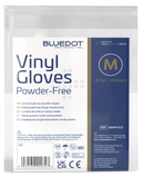 Vinyl powder-free gloves.