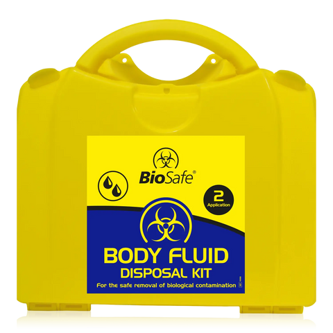 Body fluid spill complete clean up kit