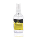 Clear bottle of multipurpose disinfectant cleaner.