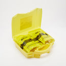 Yellow sharps disposal kit.