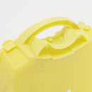 Yellow plastic carrying case.