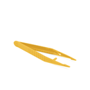 Yellow plastic tweezers.