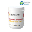 Biosafe Chlorine Tablets with Detergent Disinfectant Effervescent (Tub 200)