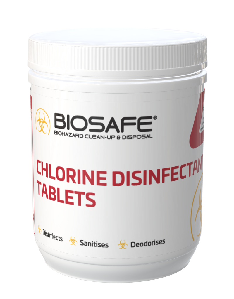 Biosafe Chlorine Disinfectant Effervescent Tablets (Tub 200)