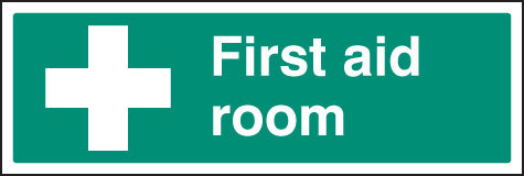 Sign for First aid room