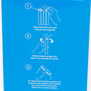 Illustrated ampoule usage instructions.