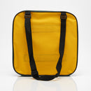 Yellow and black square bag.