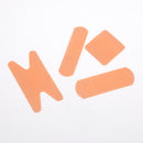 Assorted adhesive bandages.