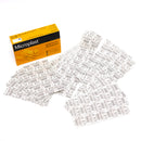 Microplast bandages and box.