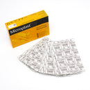 Box of sterile, waterproof plasters with individually wrapped plasters.
