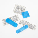 Individually wrapped, sterile adhesive bandages.