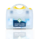 Eye wash first aid kit.