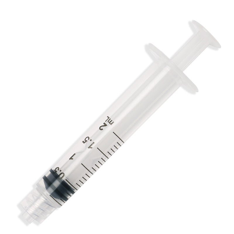 3PC Luer Lock Syringe, 2ml