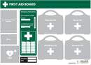 First aid board.