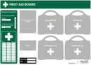 First aid board.