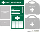 First aid board.