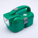 First Aid Kit Empty With Built In Torch & Switch Built Into Carry Handle