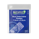 Wallace Cameron Blue Detectable Plasters 7.2cm x 2.5cm  (Pack 20)