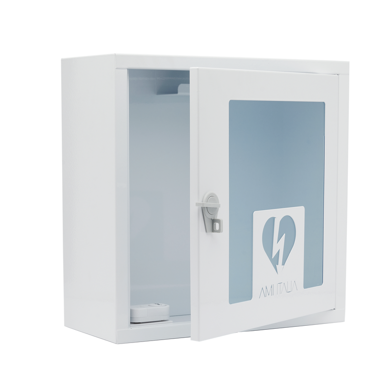 Smart Package 6: F2F Semi-Automatic Defibrillator with Lockable Alarmed Cabinet Value Package