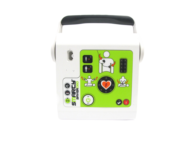 Smart Bundle 4: Smarty Saver Fully-Automatic Defibrillator with Lockable Cabinet Bundle