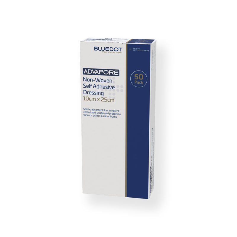 Advapore Non-Woven Fabric Adhesive Wound Dressing (Box 50)