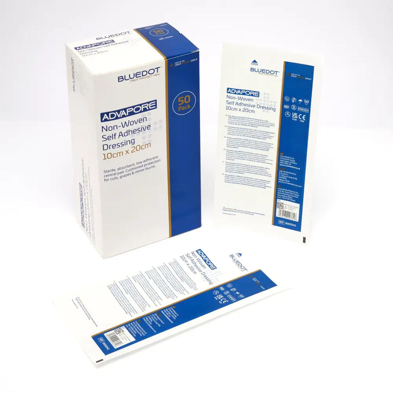 Advapore Non-Woven Fabric Adhesive Wound Dressing (Box 50)