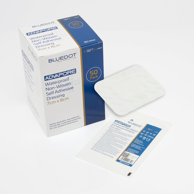 Advapore Non-Woven Fabric Adhesive Wound Dressing (Box 50)