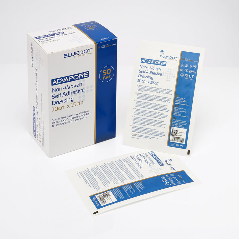 Advapore Non-Woven Fabric Adhesive Wound Dressing (Box 50)
