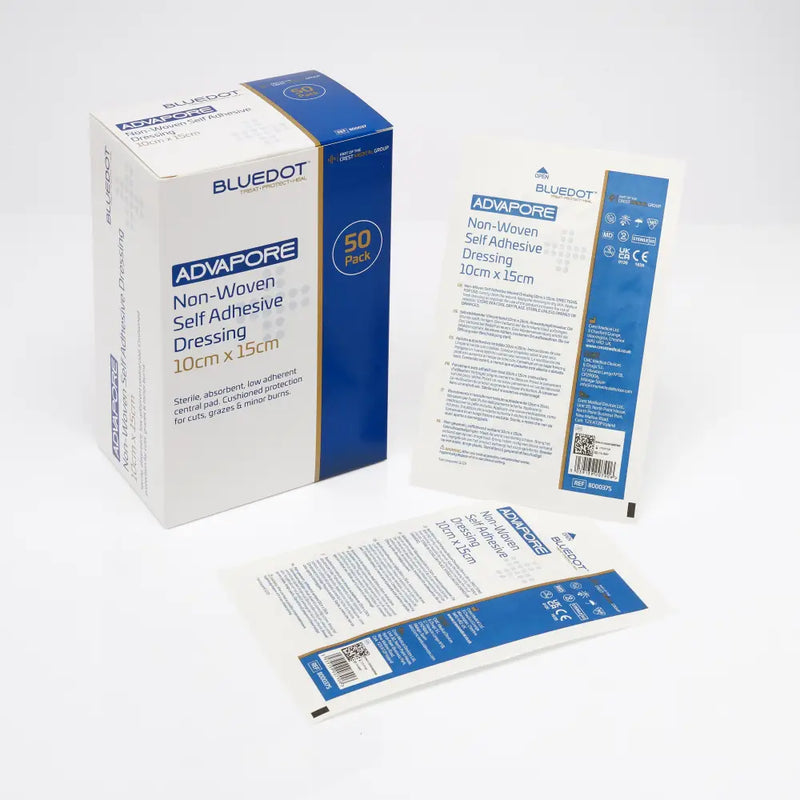 Advapore Non-Woven Fabric Adhesive Wound Dressing (Box 50)