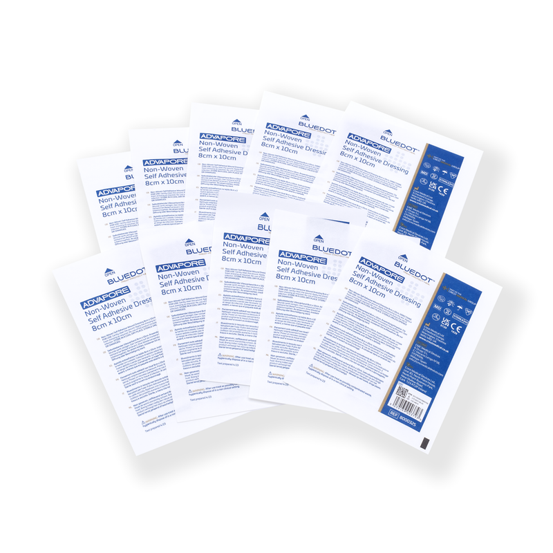 Advapore Non-Woven Fabric Adhesive Wound Dressing (Box 50)