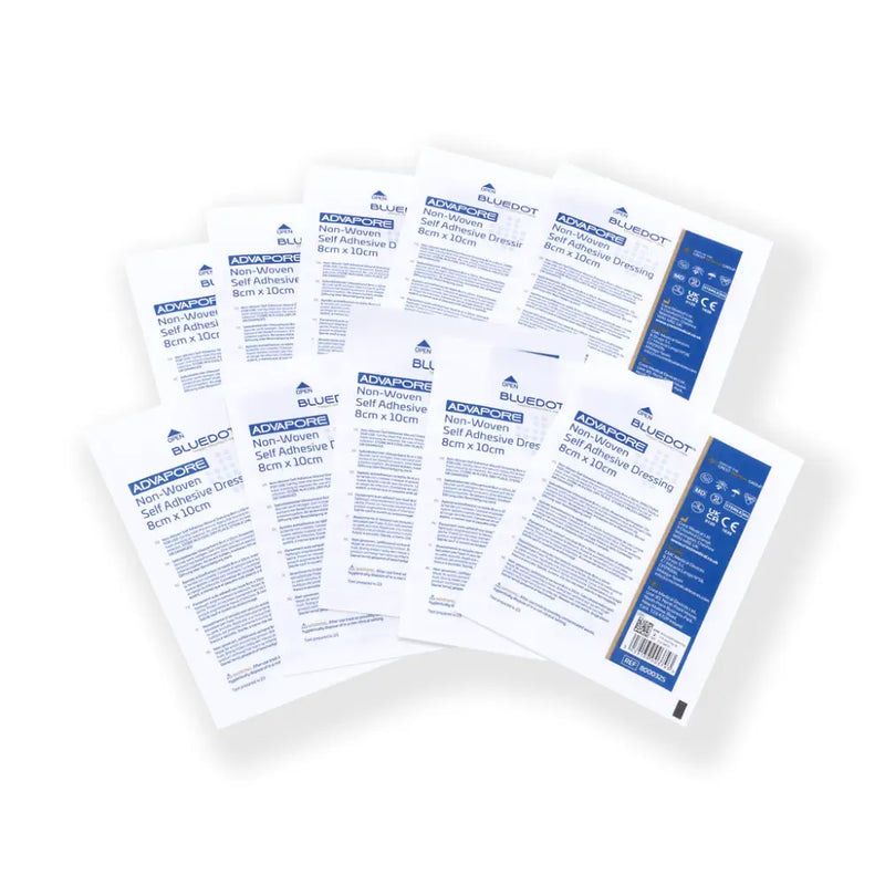 Advapore Non-Woven Fabric Adhesive Wound Dressing (Box 50)