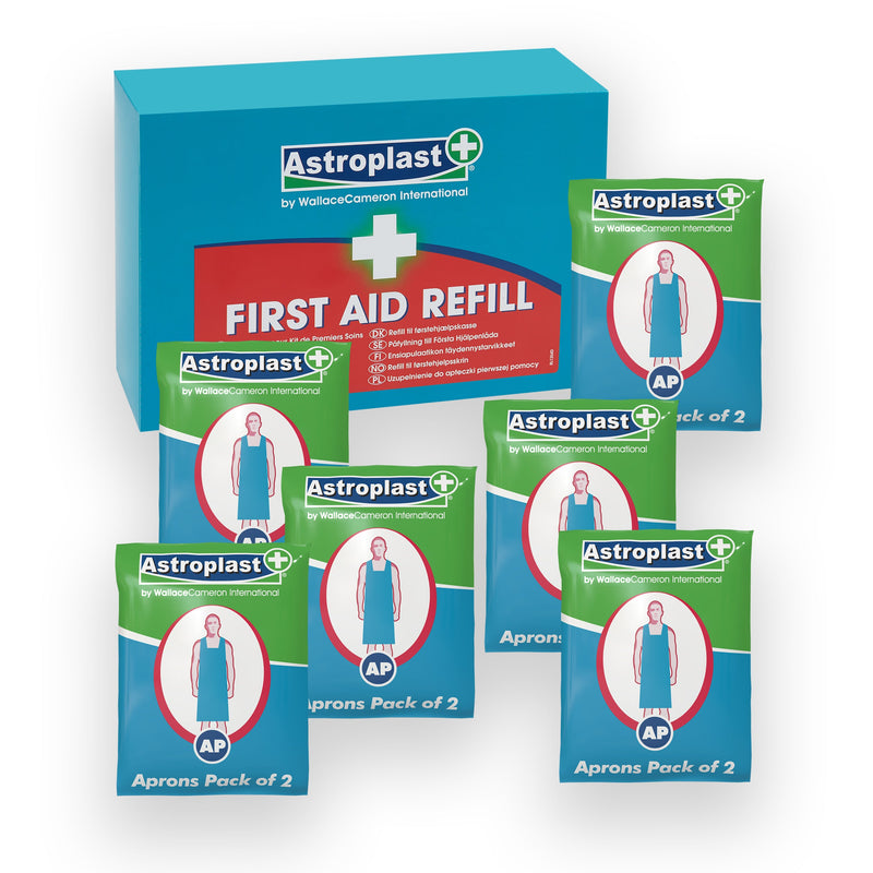 Astroplast Disposable Polythene Aprons (Pack 6 x 2)