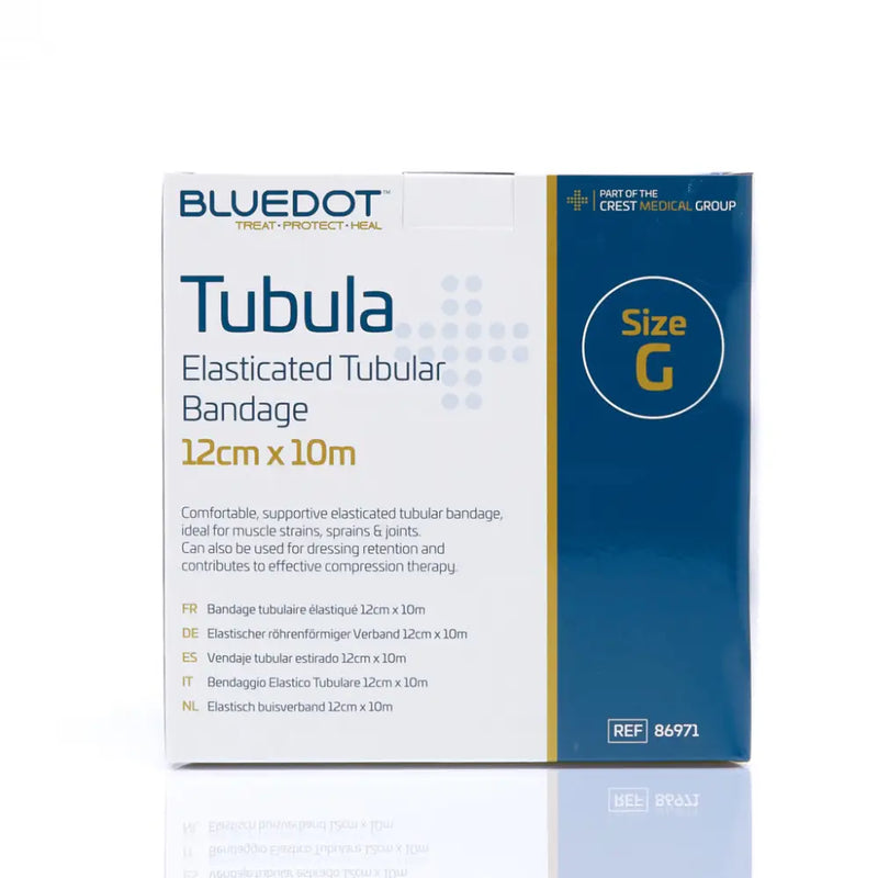 Blue Dot 12cm x 10m Size G Tubular Bandage