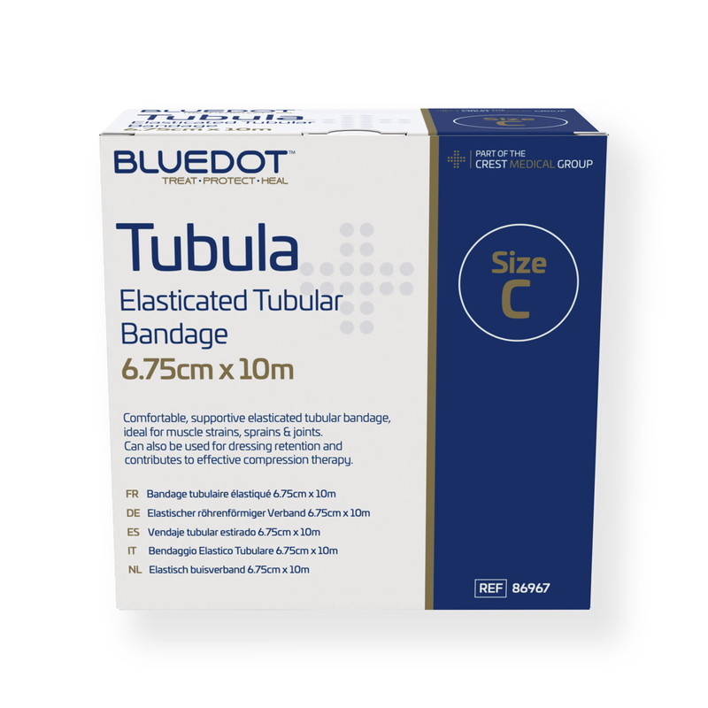 Blue Dot 6.75cm x 10m Size C Tubular Bandage