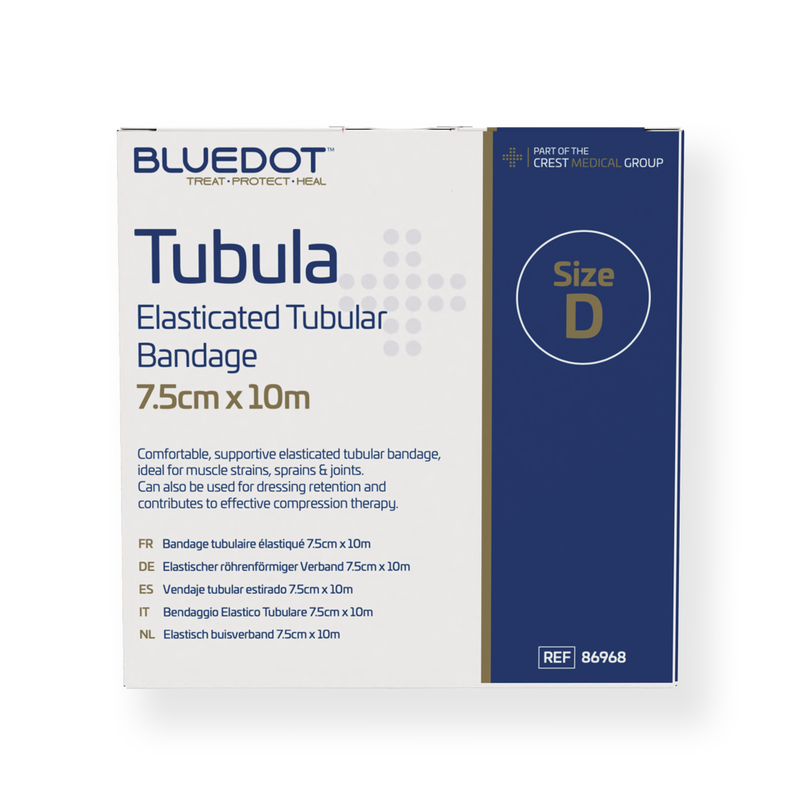 Blue Dot 7.5cm x 10m Size D Tubular Bandage