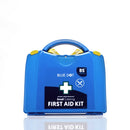 Blue catering first aid kit.