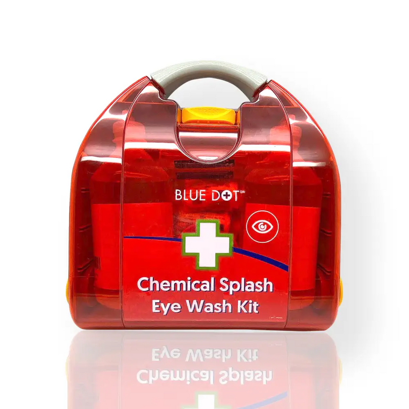 Blue Dot Chemical Eye Wash First Aid Kit in Bambino Box