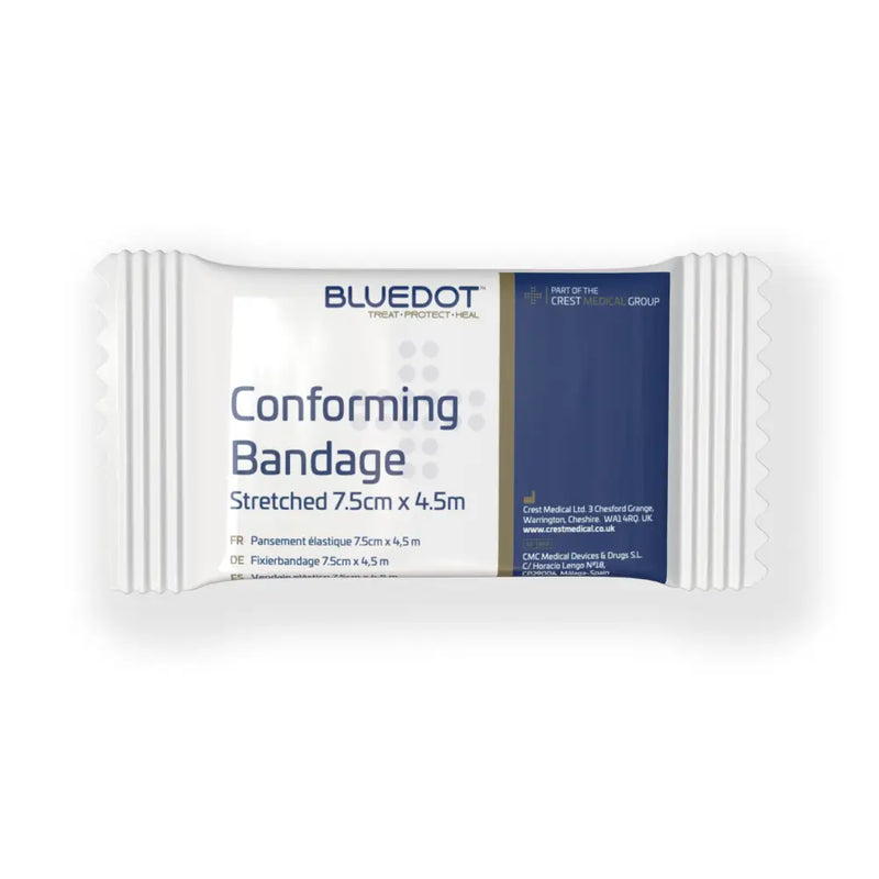 Blue Dot Conforming Bandage - 7.5cm x 4.5m