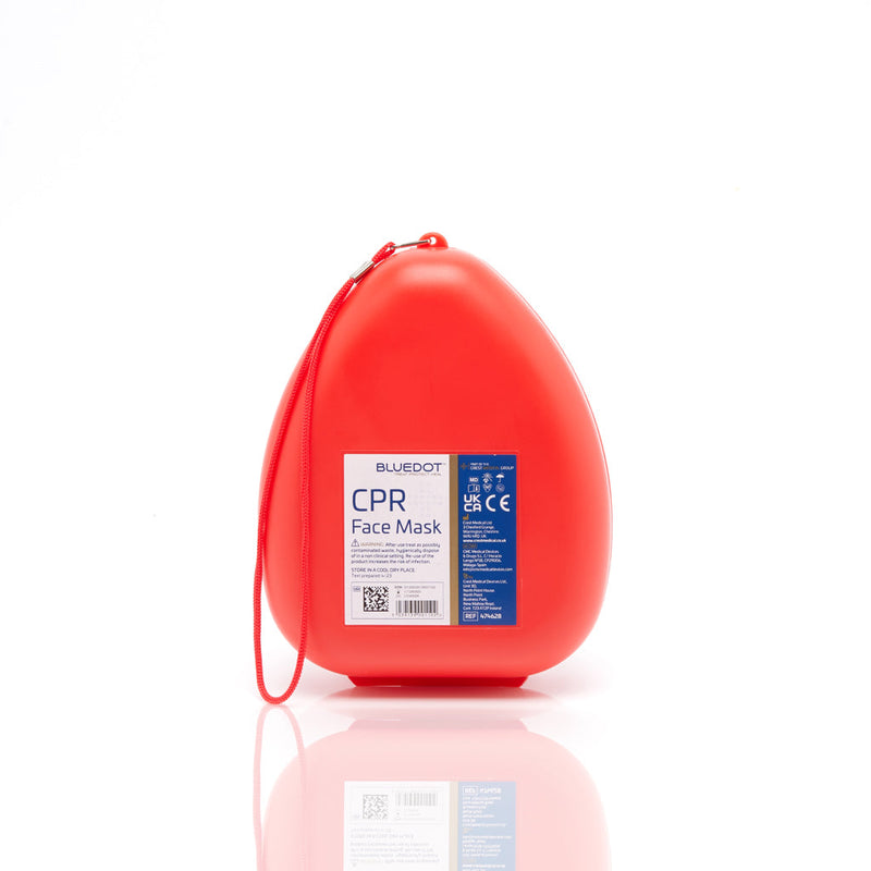 Blue Dot CPR Pocket Face Mask in Case